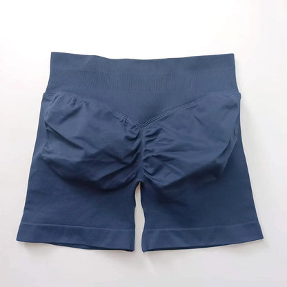 NCLAGEN Seamless Shorts 4.5" Gym Shorts Woman Scrunch Butt Fitness Sports Short Workout Seamless Leggings Running Yoga bottoms